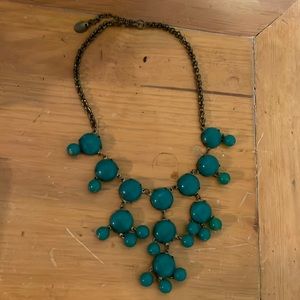 Necklace antique look turquoise blue